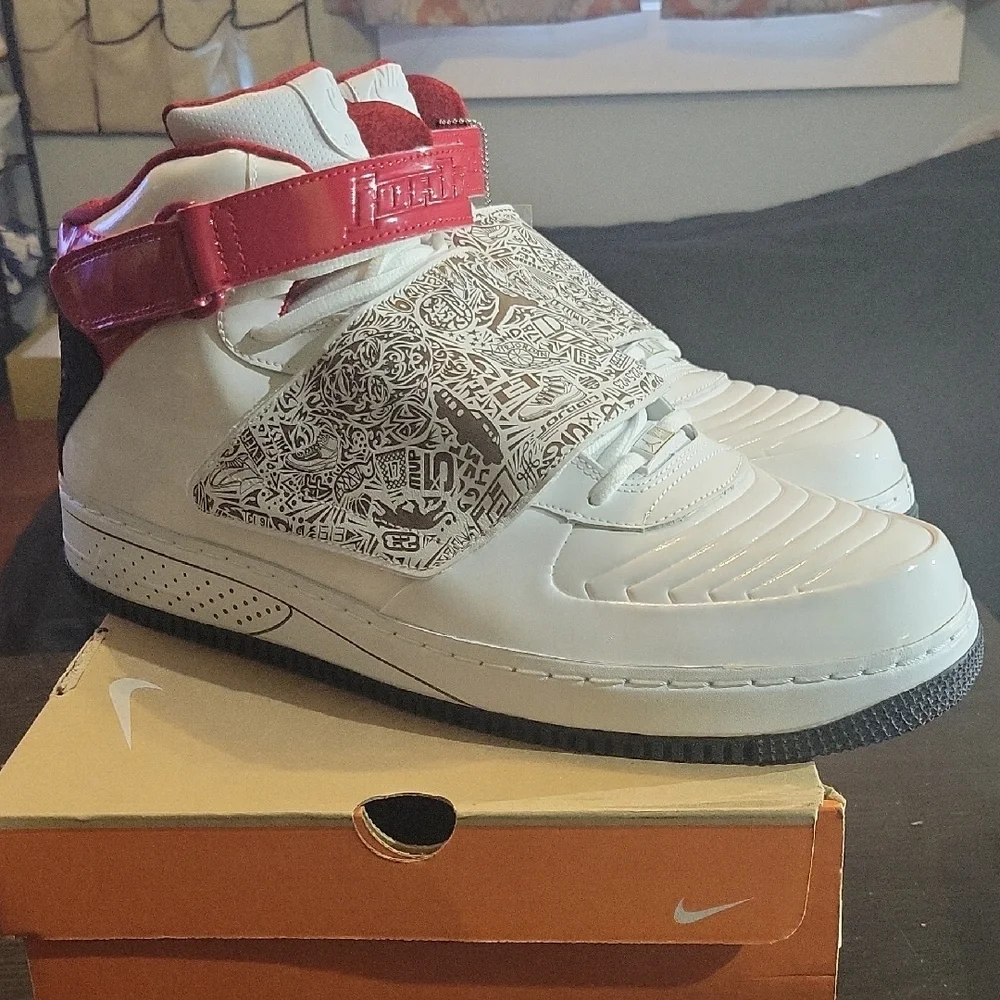 Air Jordan 20 Retro Fusion (AJF 20) "White/Varsity Red" (2008) Mens 15 BRAND NEW - Picture 3 of 13